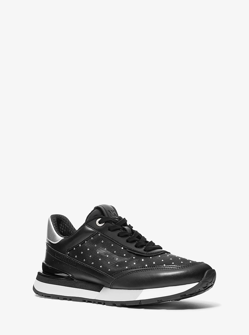 Espadrille Nova en maille &agrave; ornements in NOIR | Michael Kors