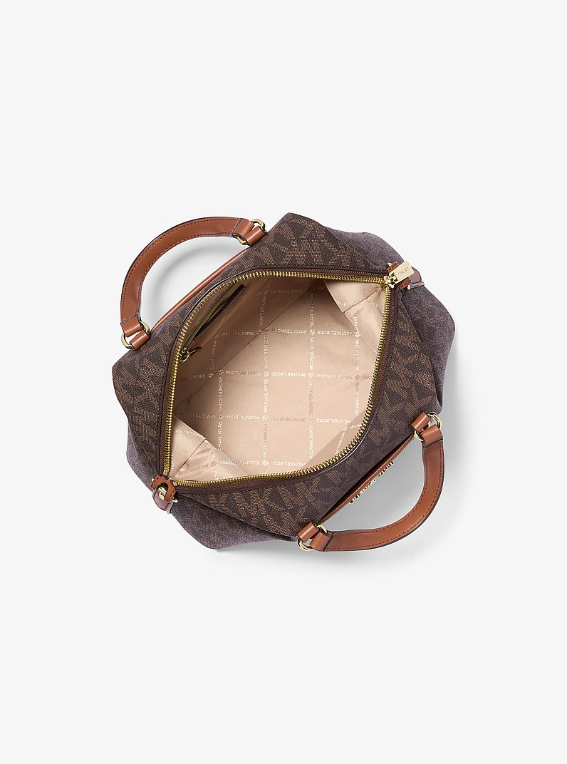 Petit sac Beck &agrave; logo Signature in MARRON/LUGGAGE | Michael Kors