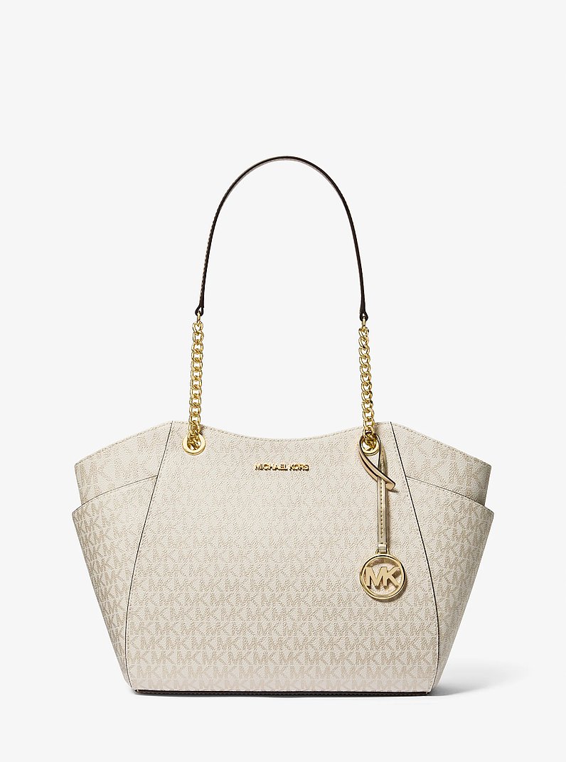 Jet Set Large Logo Shoulder Bag in ROSE GOLD - Sale | Michael Kors