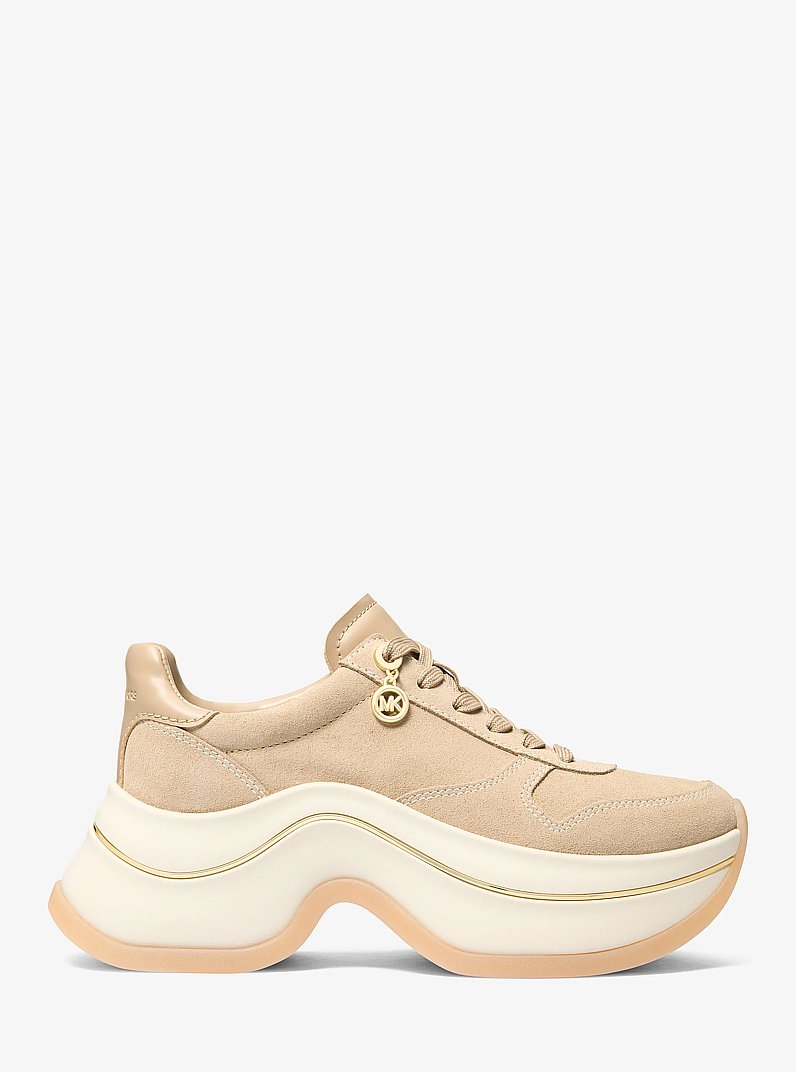 Sneaker Arla in pelle scamosciata in CACHI | Michael Kors