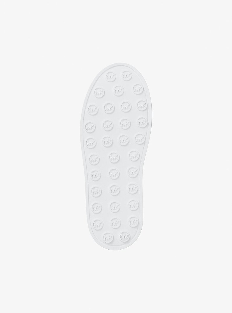 Romey Embellished Signature Logo Sneaker in BROWN MULTI | Michael Kors