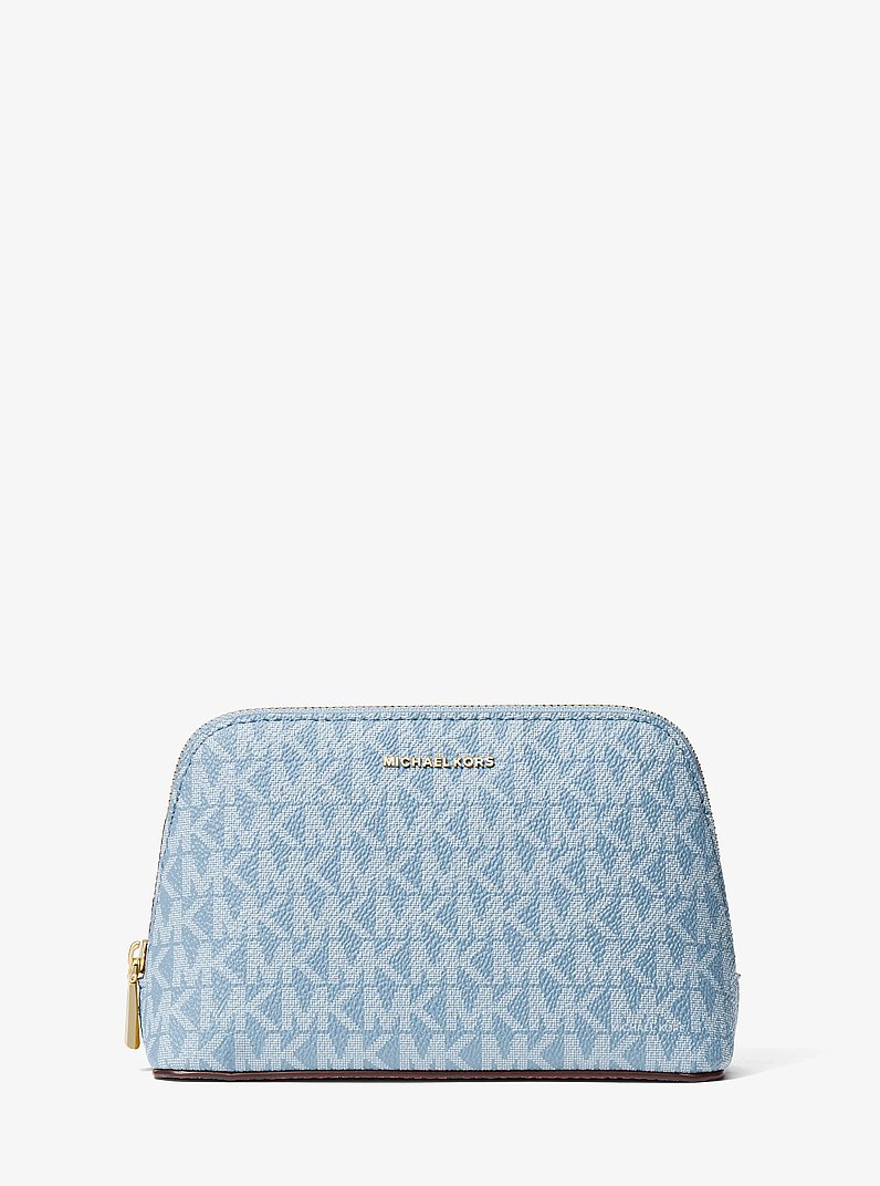 Kit da viaggio Jet Set piccolo con logo in CHAMBRAY | Michael Kors