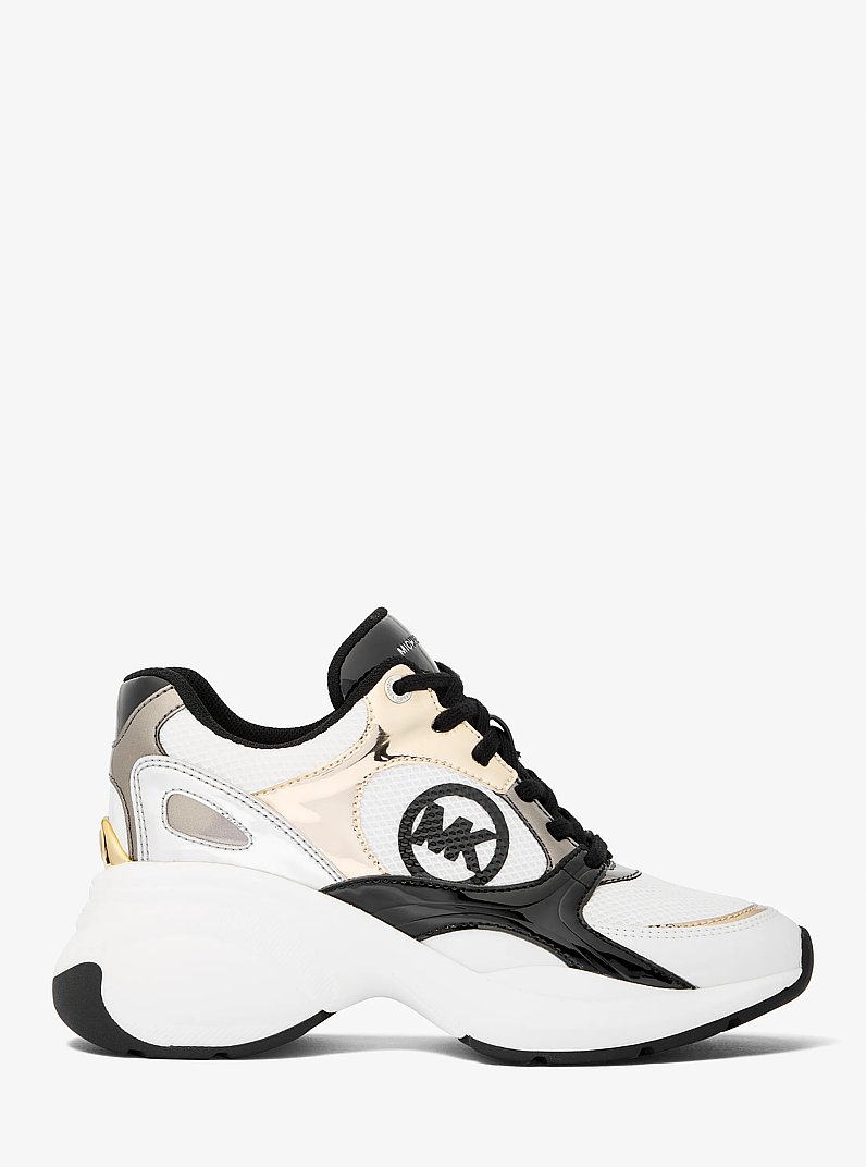 Zuma Metallic and Mesh Trainer in BLACK COMBO - Sale | Michael