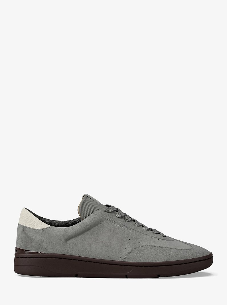 Sneaker Wilton aus Wildleder in STEINGRAU | Michael Kors