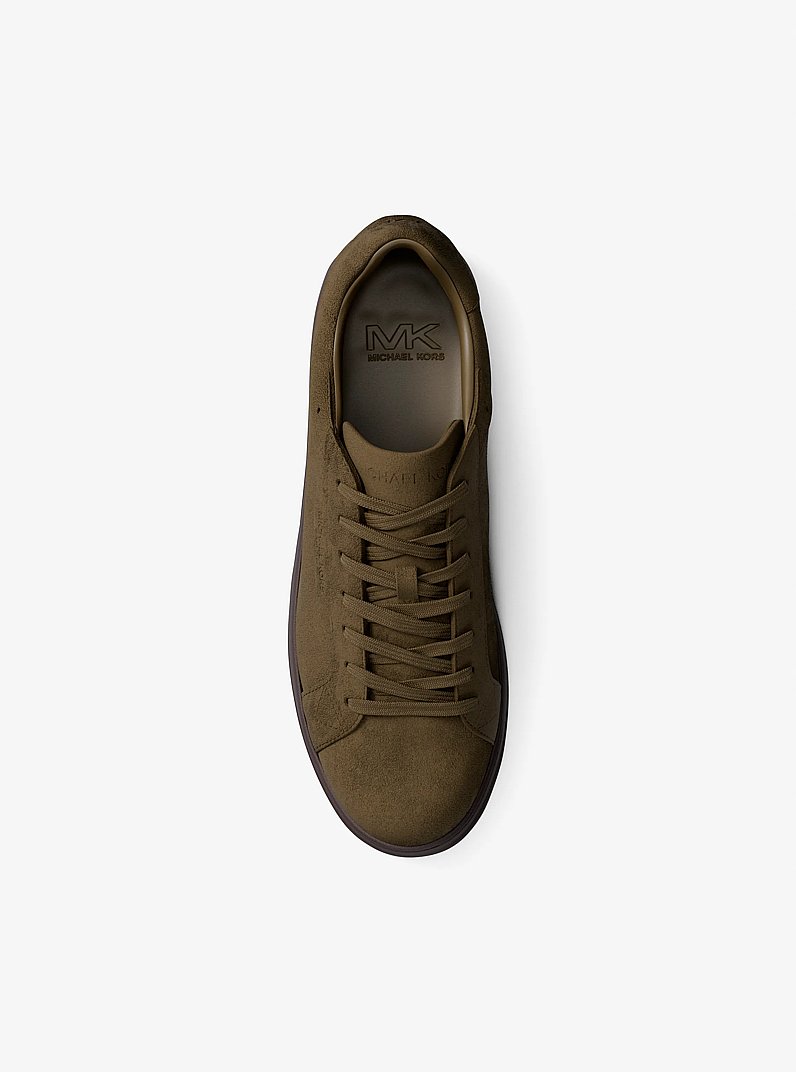 Keating Suede Sneaker in LODEN | Michael Kors