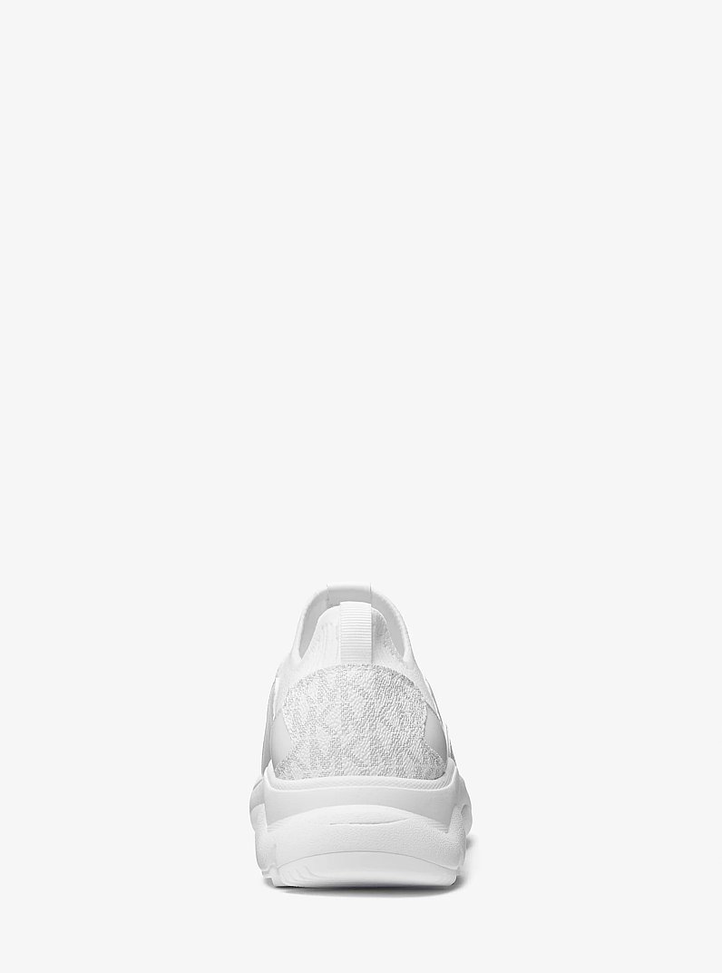Sami Stretch Knit Trainer in BRIGHT WHT | Michael Kors