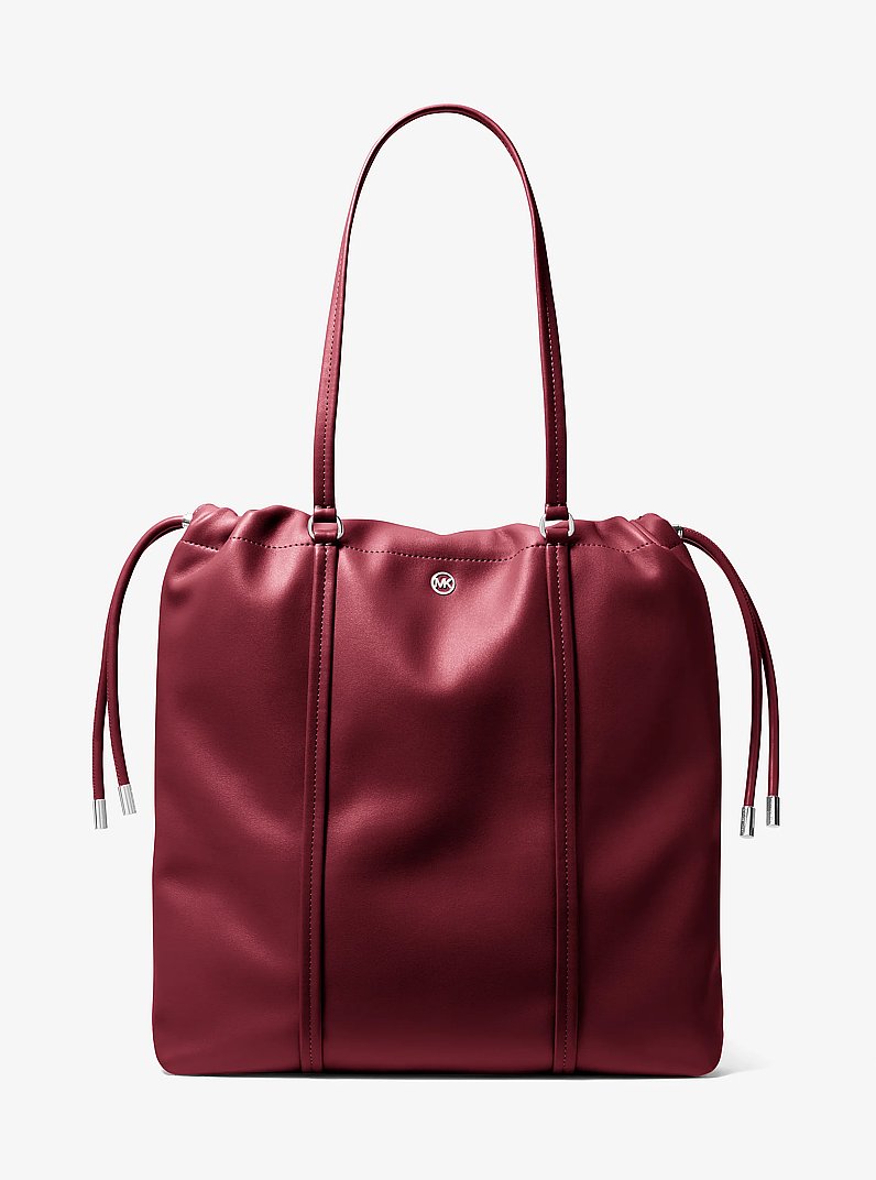 Matilda Large Cinch Tote Bag in MAROON | Michael Kors