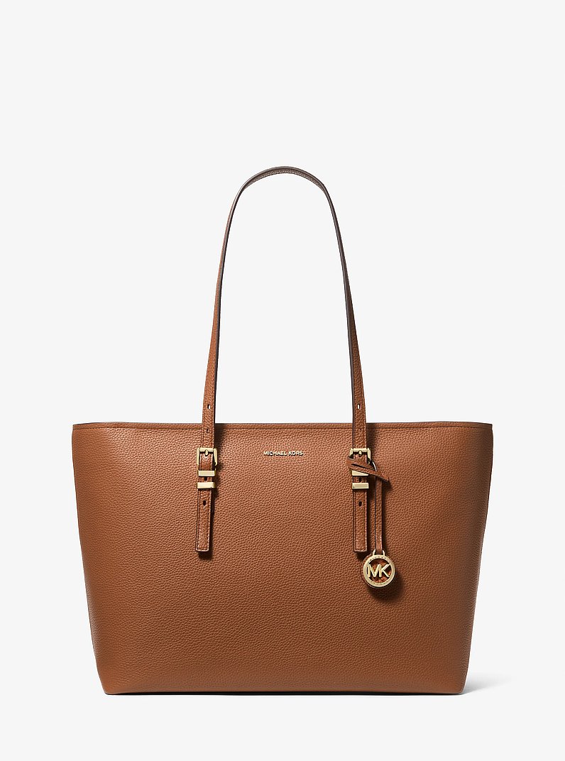 Mala tote em pele granulada Quinn grande in BAGAGEM | Michael Kors