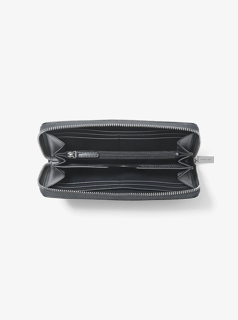 Portefeuille Cooper &agrave; fermeture &eacute;clair tout autour et &agrave; logo in AMIRAL/BLEU P&Acirc;LE | Michael Kors