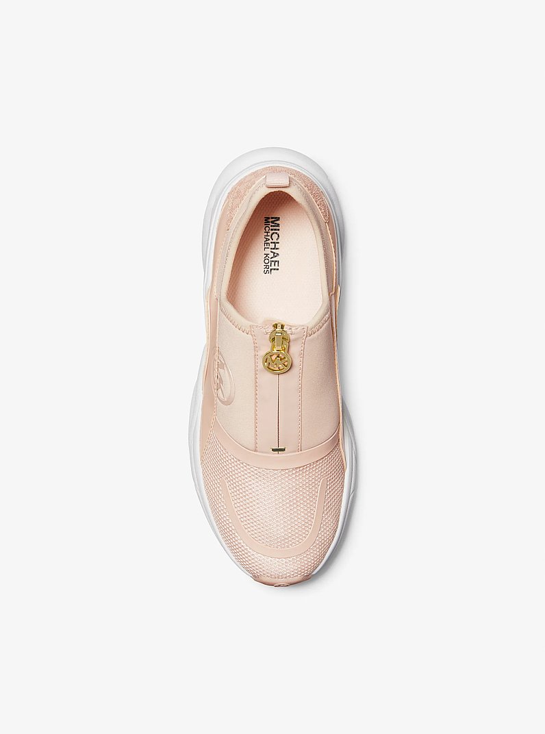 Zapatilla Sami de malla y neopreno con cremallera in BALLET | Michael Kors