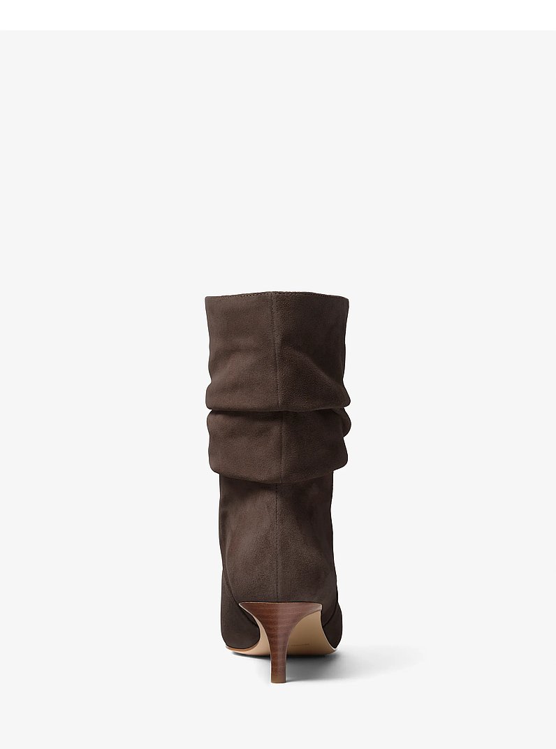 Dawn Suede Ankle Boot in CHOCOLATE | Michael Kors