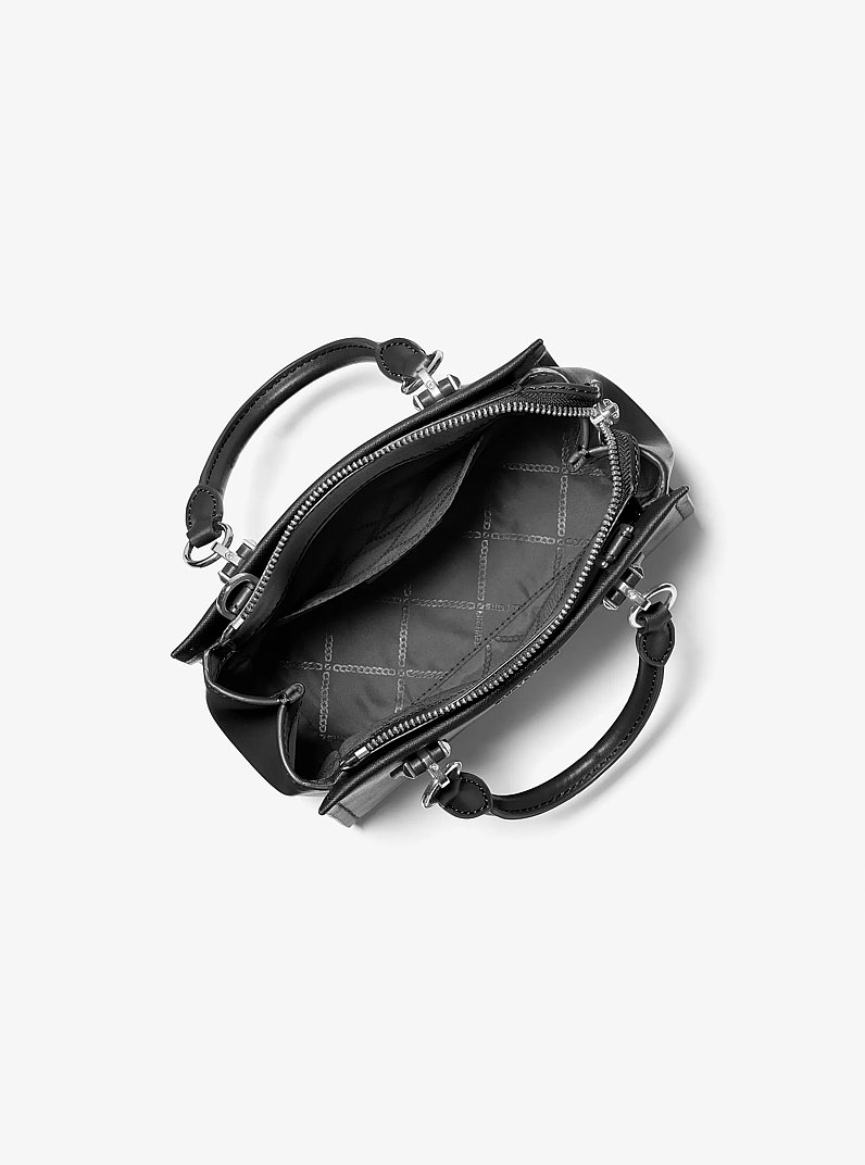 Marilyn Small Saffiano Leather Crossbody Bag in BLACK | Michael Kors