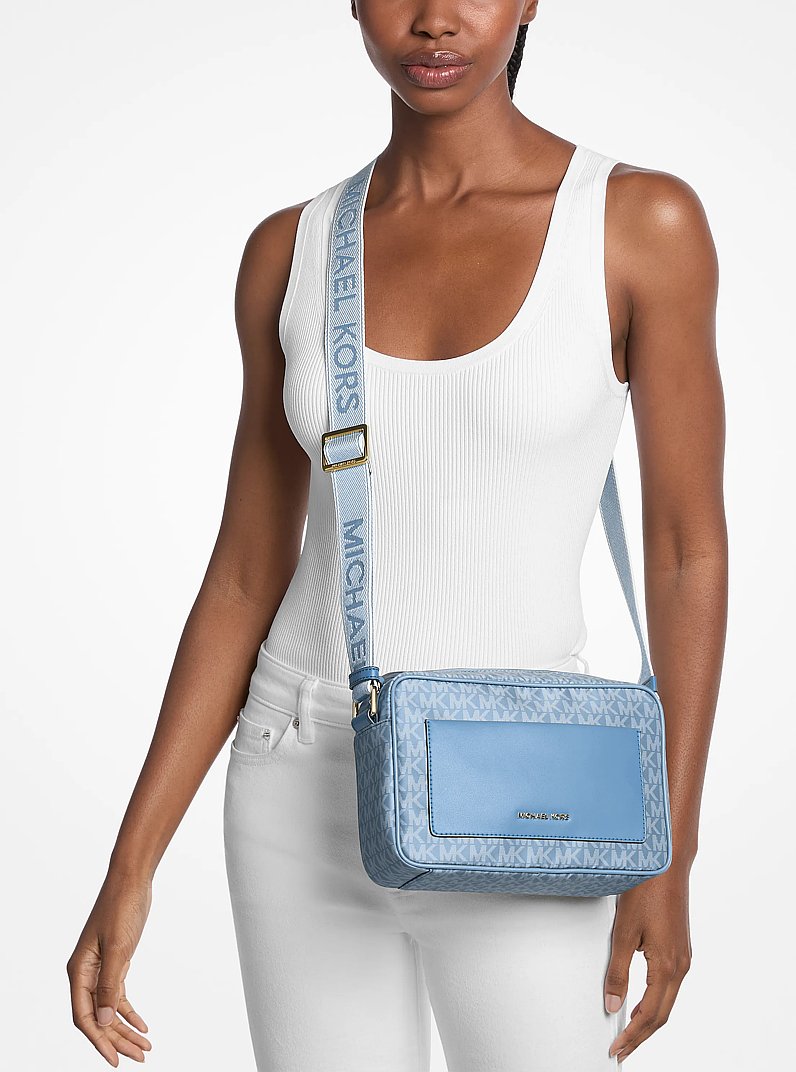 Bandolera Jet Set grande con logotipo exclusivo in AZUL FRANCIA | Michael Kors
