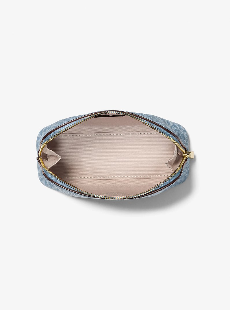 Kit da viaggio Jet Set piccolo con logo in CHAMBRAY | Michael Kors