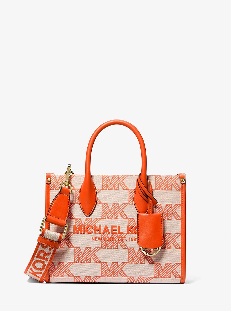 Mirella Small Logo Jacquard Crossbody Bag