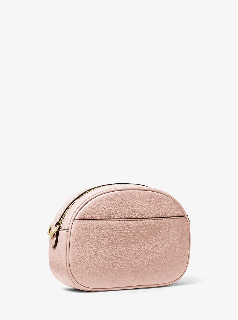 Funda para c&aacute;mara transformable Jet Set peque&ntilde;a de piel granulada in ROSA CLARO | Michael Kors