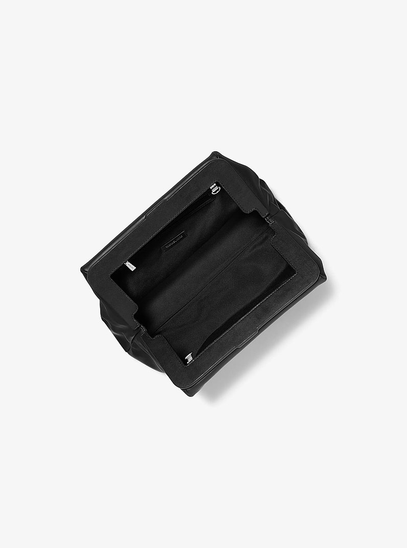 Bolso de mano Goldie grande de piel in NEGRO | Michael Kors