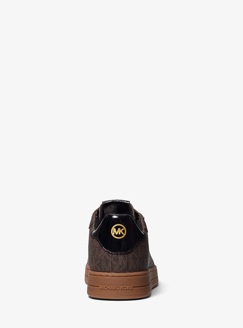 Keating Logo Sneaker in BROWN | Michael Kors