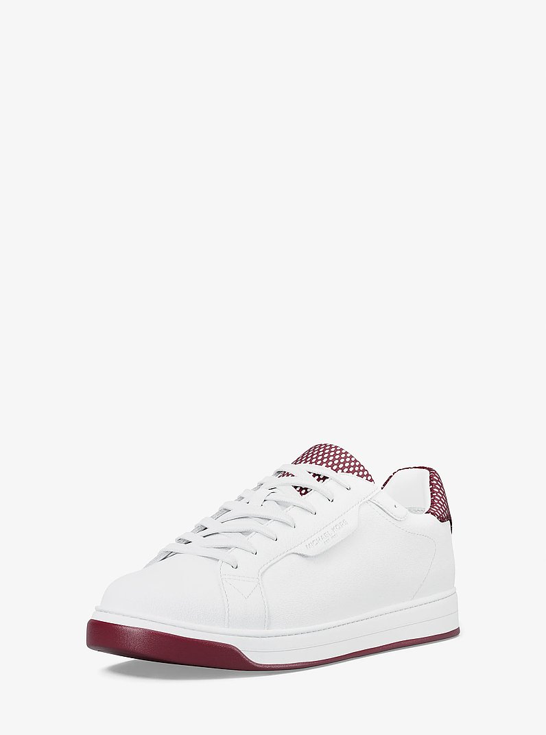 Keating Leather Sneaker in MULBERRY | Michael Kors