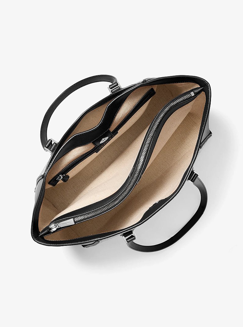 Bolso tote Taryn grande de piel in NEGRO | Michael Kors