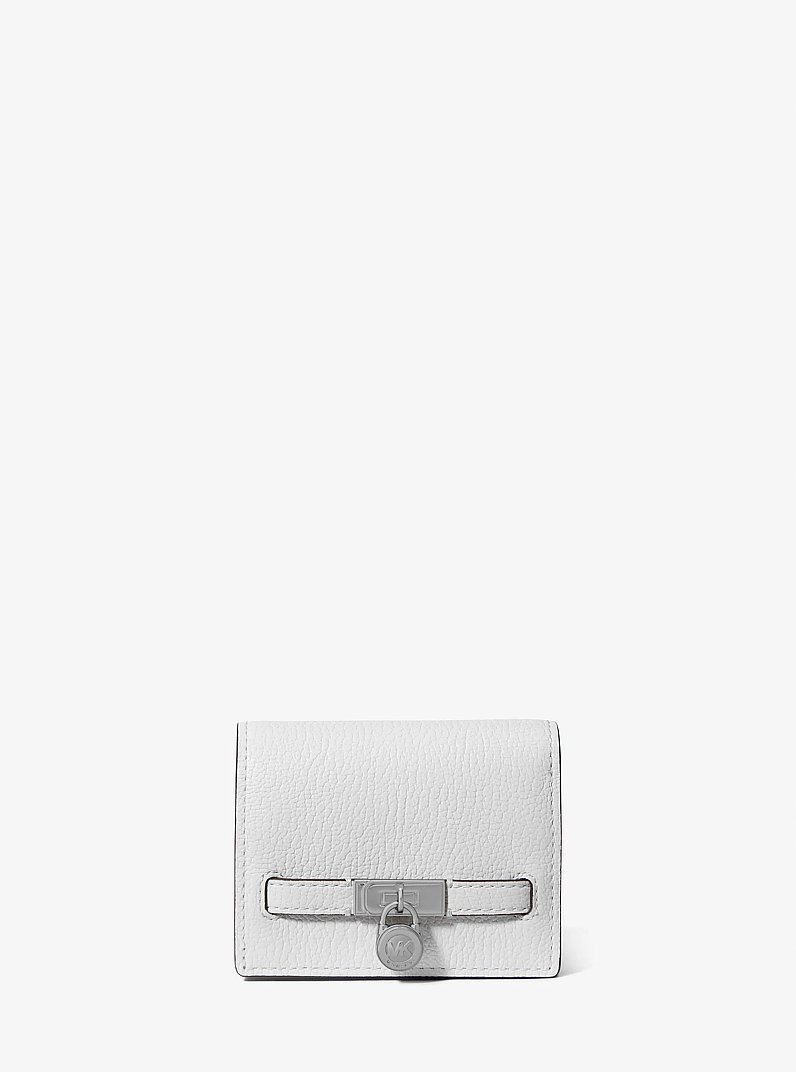 Brieftasche Hamilton Moderne Small aus Leder in OPTIC WHITE | Michael Kors