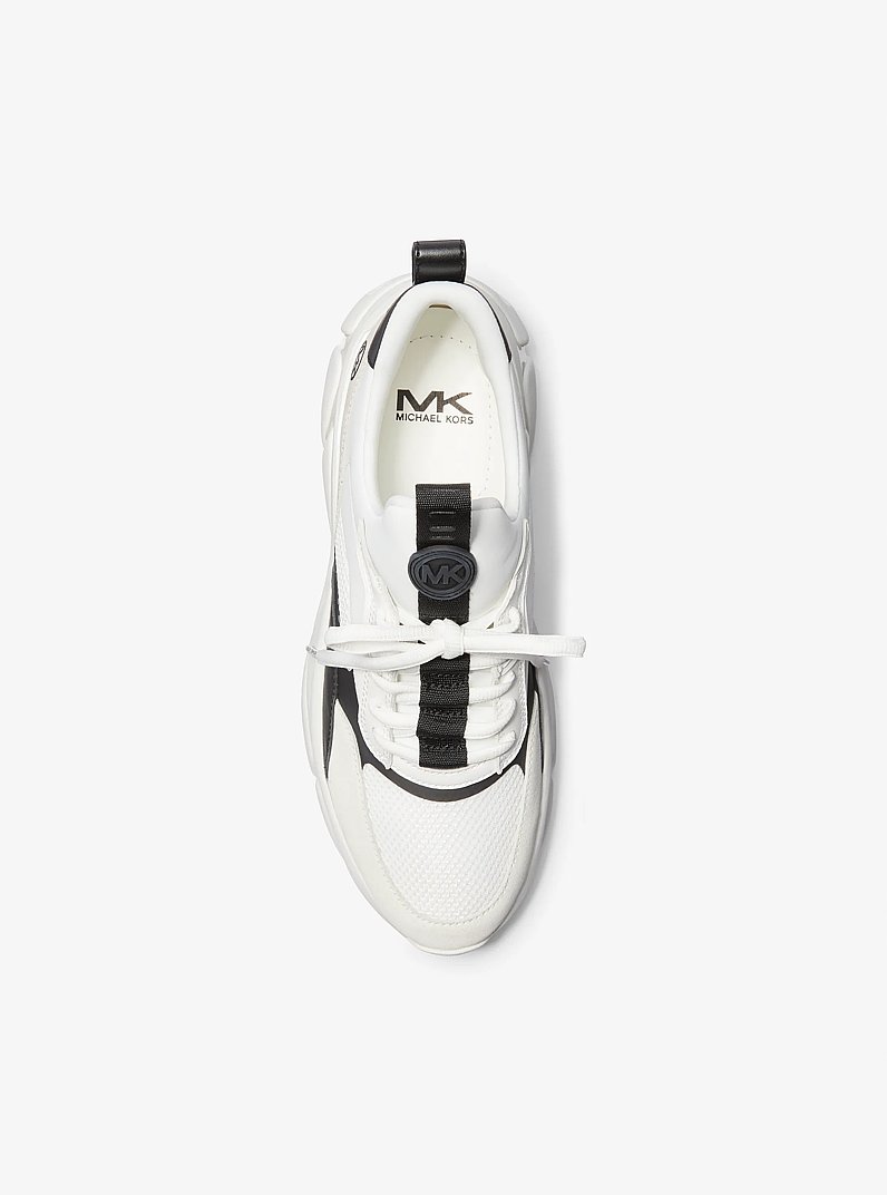 Zapatilla Darius de varios materiales in BLANCO/NEGRO | Michael Kors
