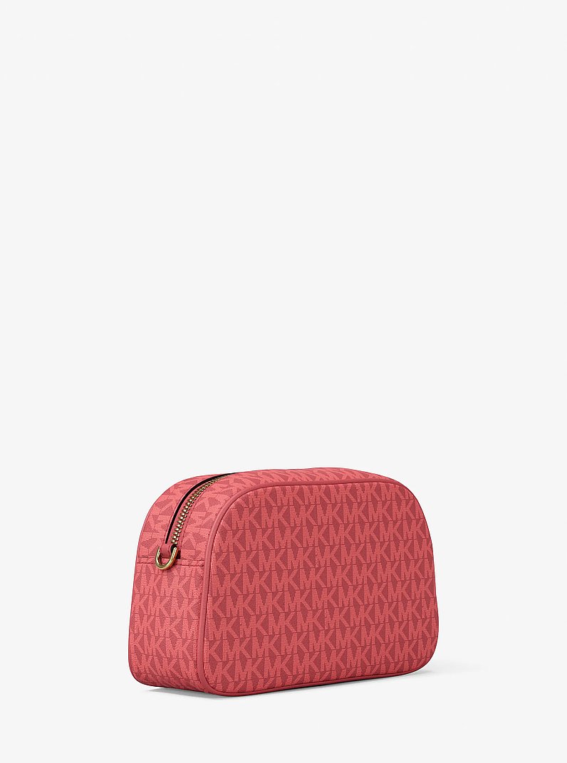 Jet Set Small Signature Logo Camera Crossbody Bag in LT BRY SBT | Michael Kors