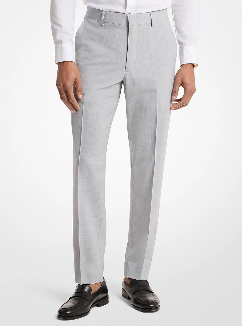 Hose aus Wollmischung in BLASSGRAU | Michael Kors