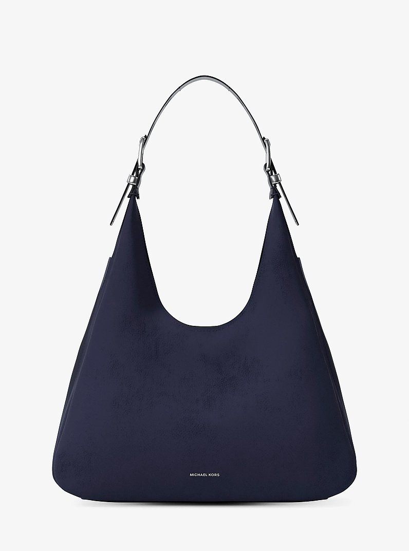 Bolso hobo de hombro Nolita grande de nobuck in VESTIDO AZUL | Michael Kors