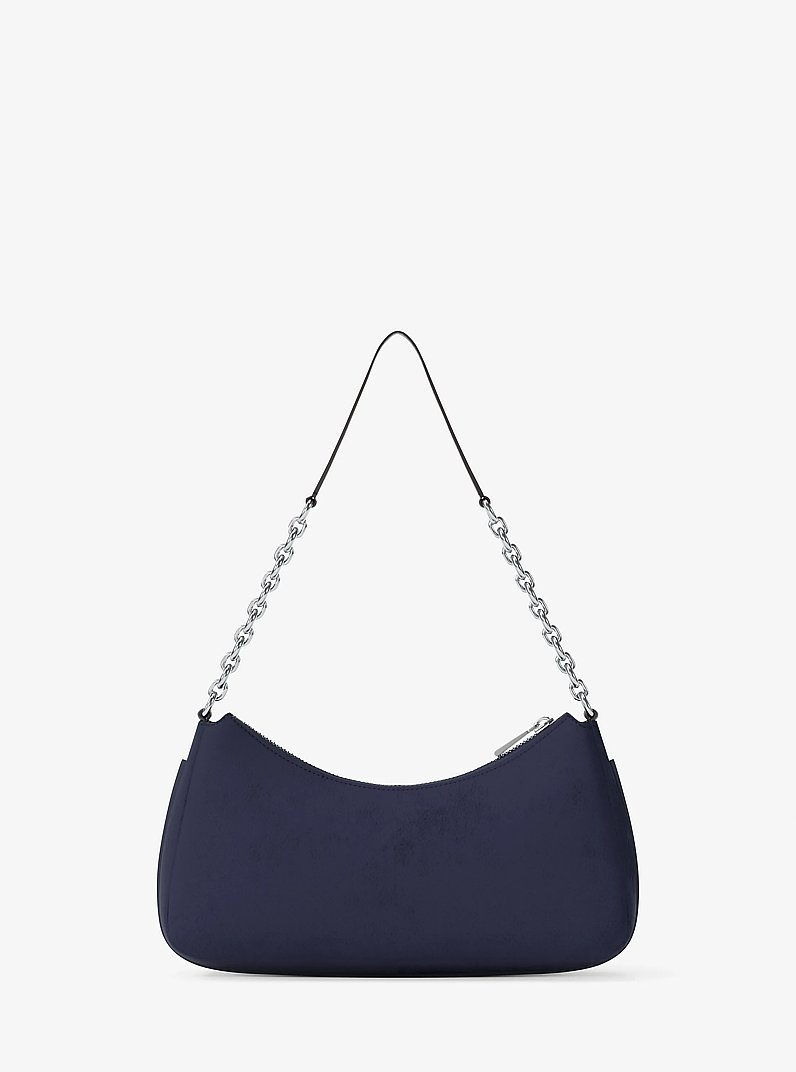 Nolita Medium Nubuck Chain Pochette in DRESS BLUES | Michael Kors