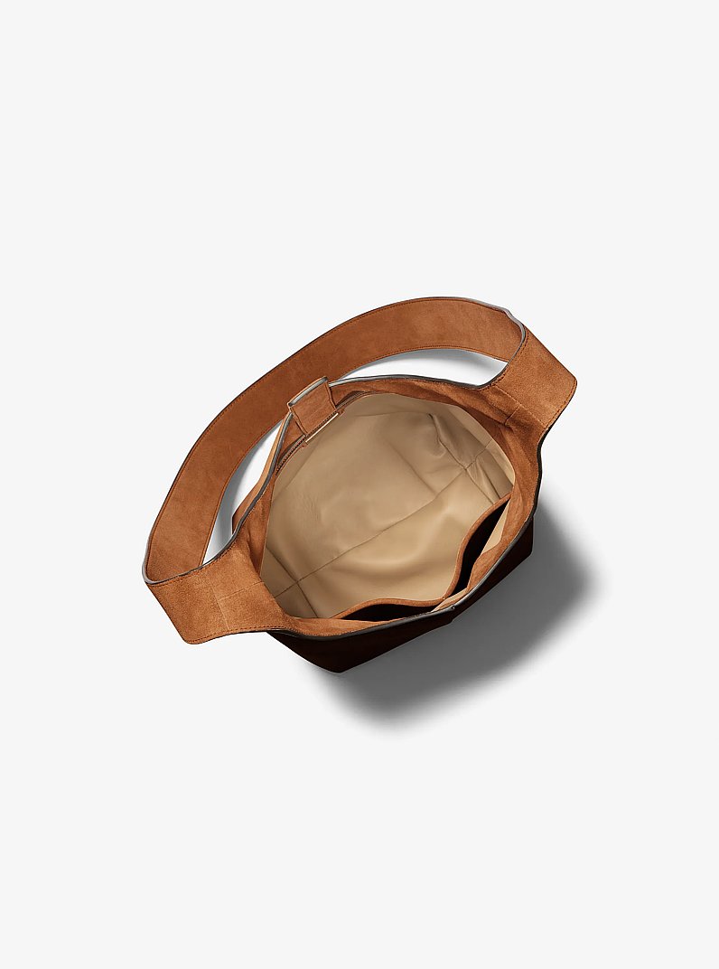 Dede Medium Suede Hobo Bag