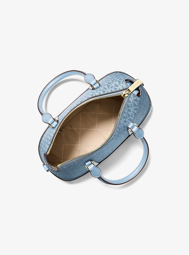 Andie Small Signature Logo Satchel in CHAMBRAY | Michael Kors