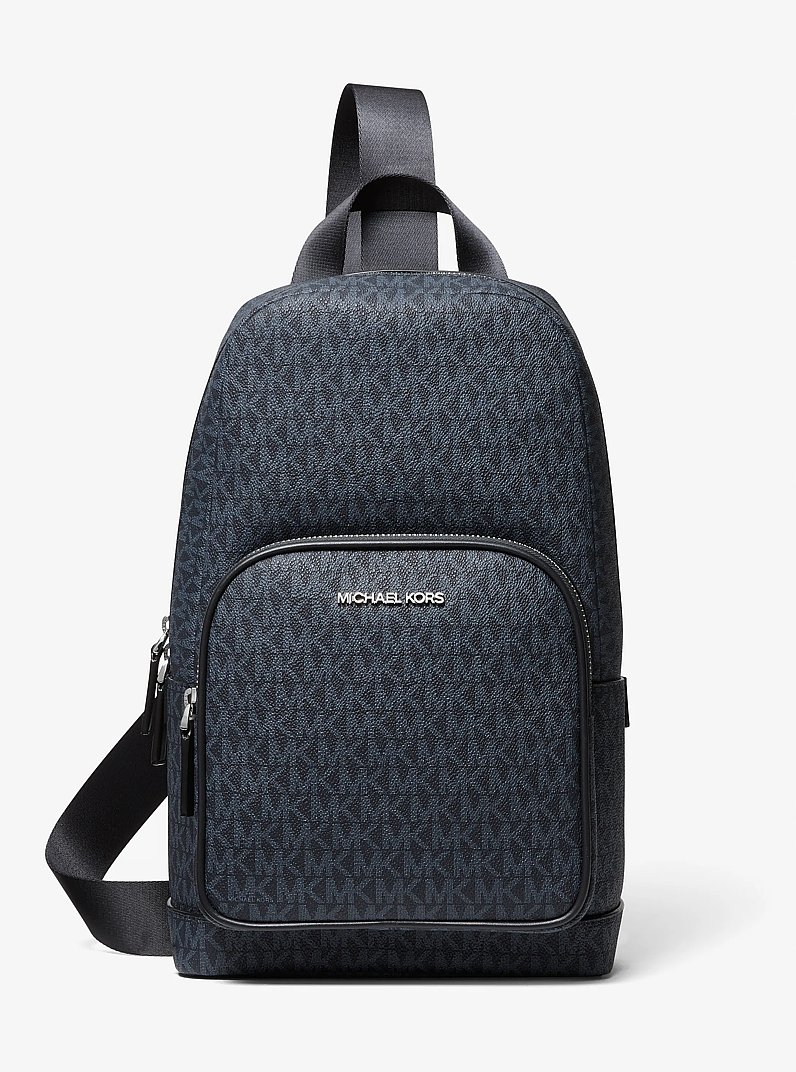 Cooper Logo Sling Pack in ADMRL/PLBLUE | Michael Kors