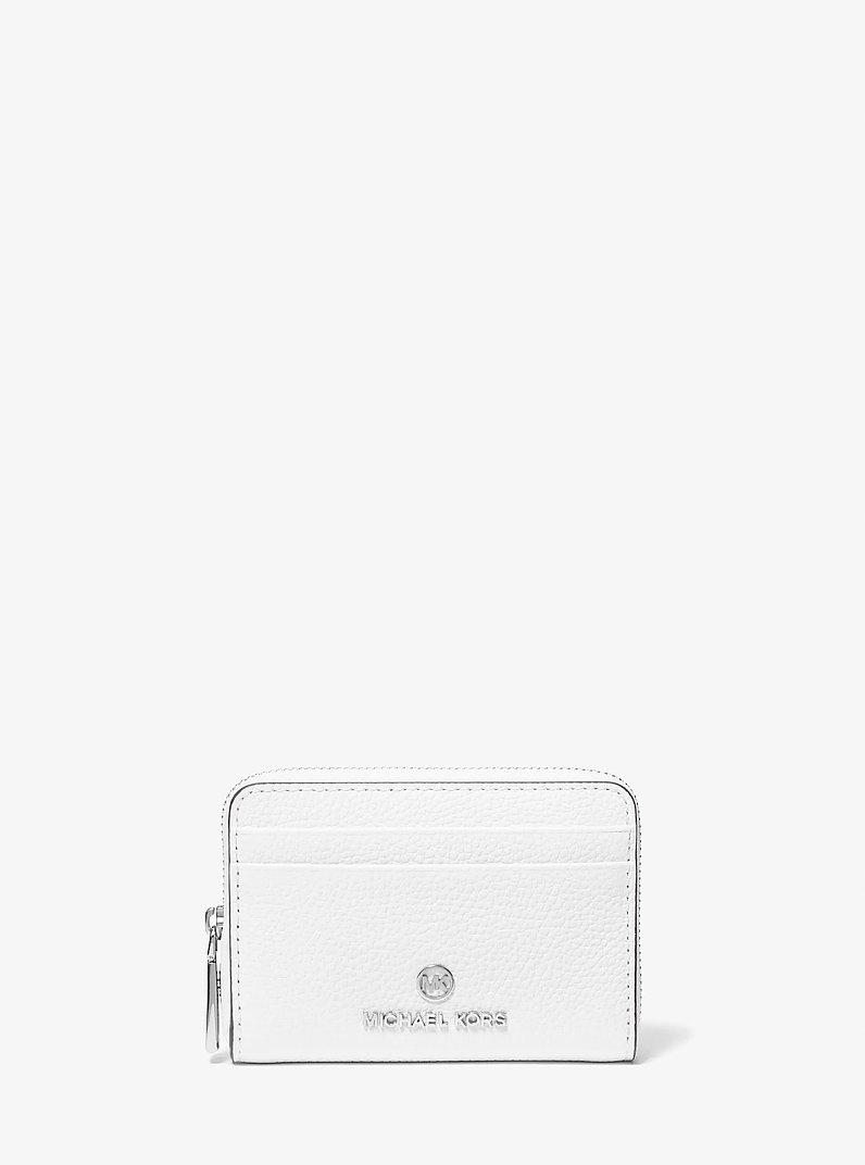 Brieftasche Jet Set Small aus gekrispeltem Leder in OPTIC WHITE | Michael Kors