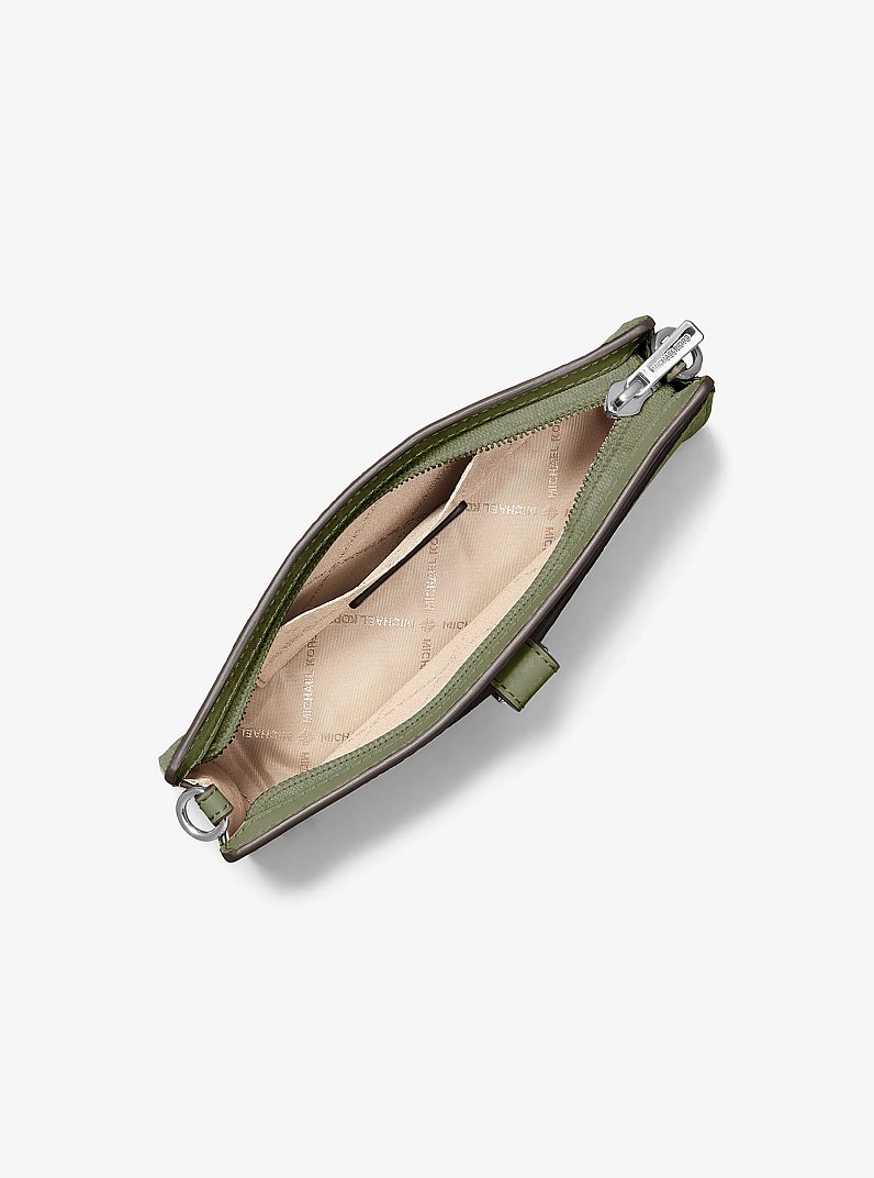 Jet Set Travel Wristlet Crossbody Bag in OLIVE | Michael Kors