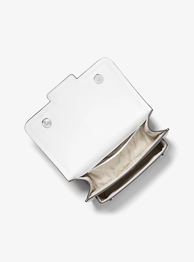 Heather Large Color-Block Leather Shoulder Bag in Bright Dandelion Multi | Michael Kors