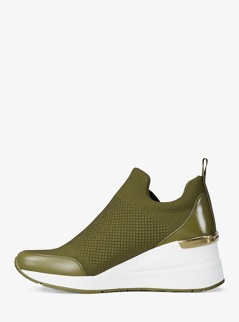 Willis Stretch Knit Trainer in PISTACHIO | Michael Kors