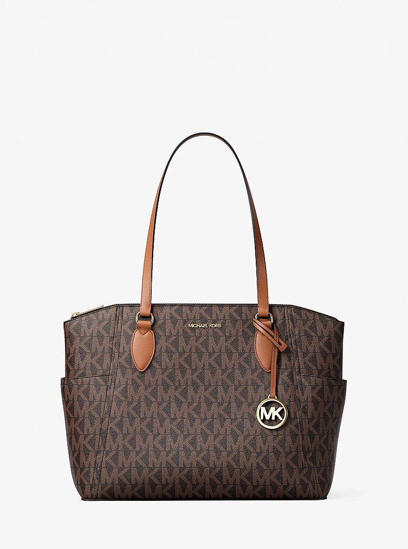 Sienna Medium Signature Logo Tote Bag