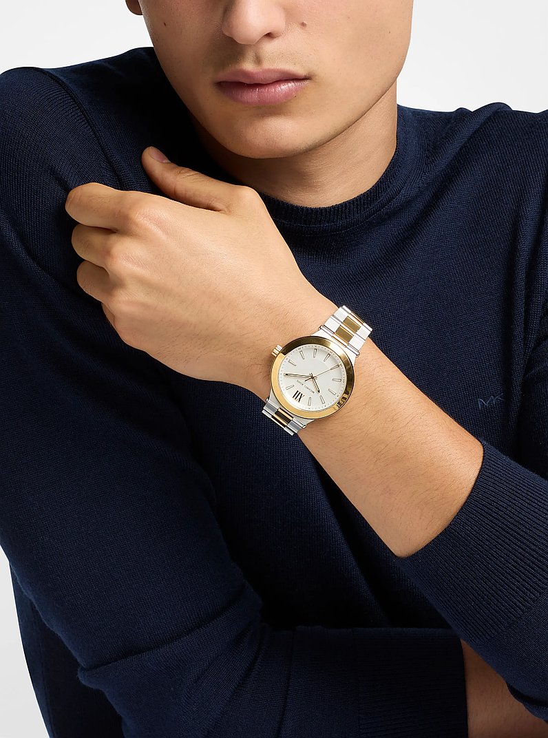 Oversized Billie Two-Tone Watch  in TWO TONE | Michael Kors
