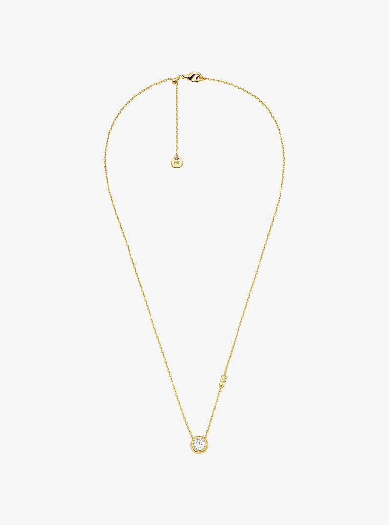 Collar con colgante de piedra redonda in DORADO | Michael Kors