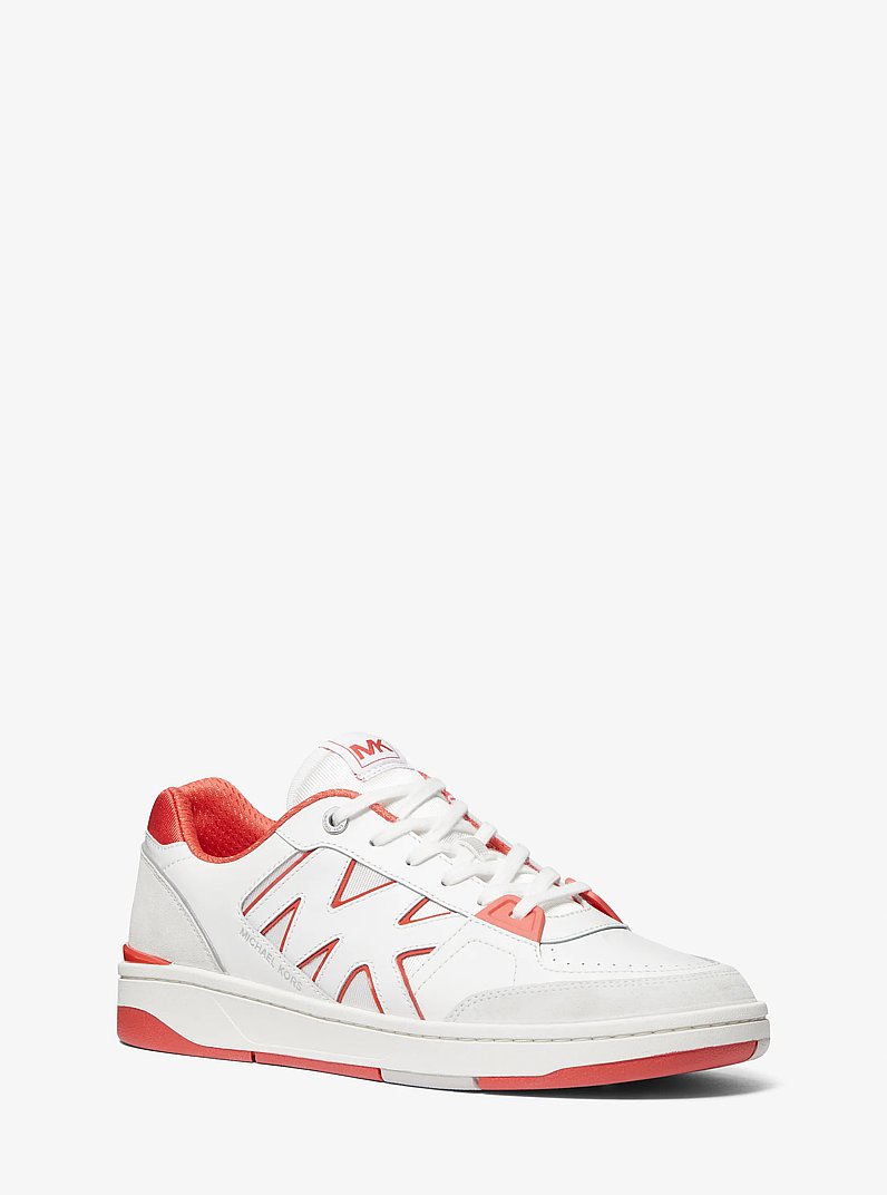 Espadrille Rebel en cuir in CORAIL &Eacute;PIC&Eacute; MULTI | Michael Kors