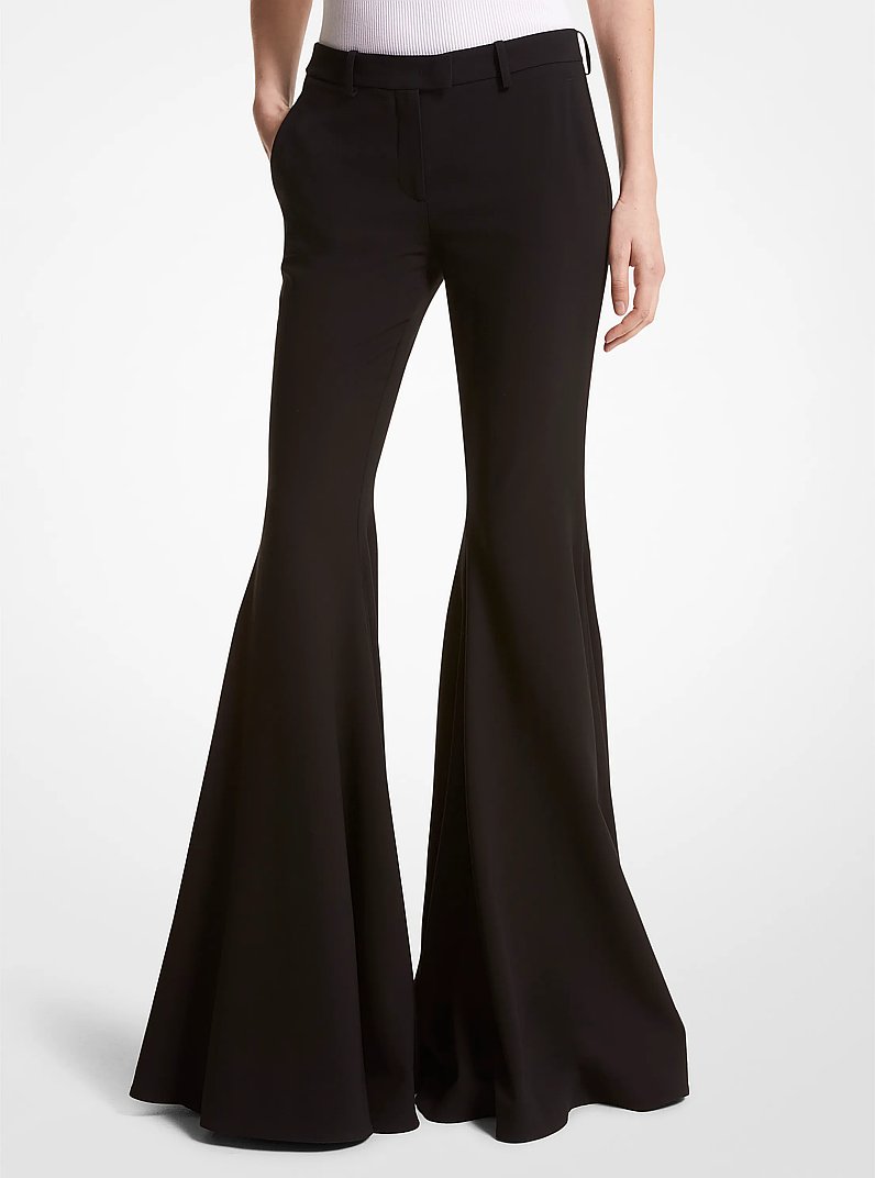 Joplin Wool Bell-Bottom Trousers