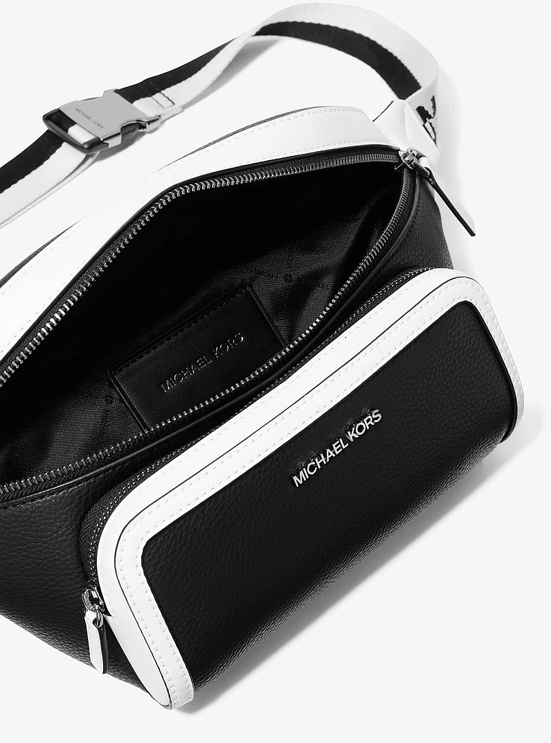 Cooper Two-Tone Belt Bag in BLACK | Michael Kors