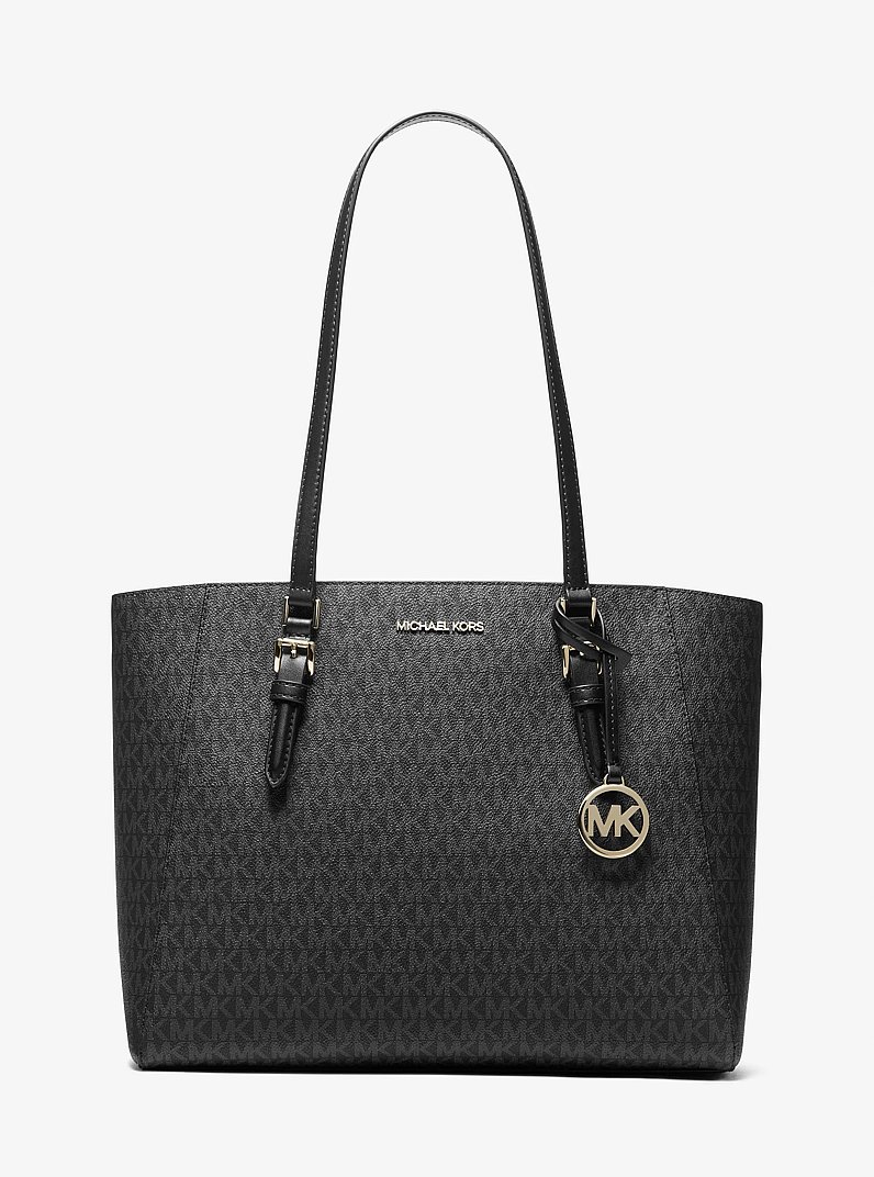 Bolso tote Charlotte grande 3 en 1 con logotipo in NEGRO | Michael Kors