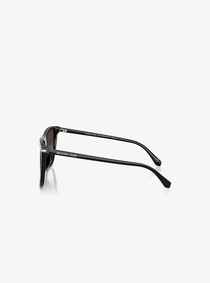 Half Moon Sunglasses in BLACK | Michael Kors