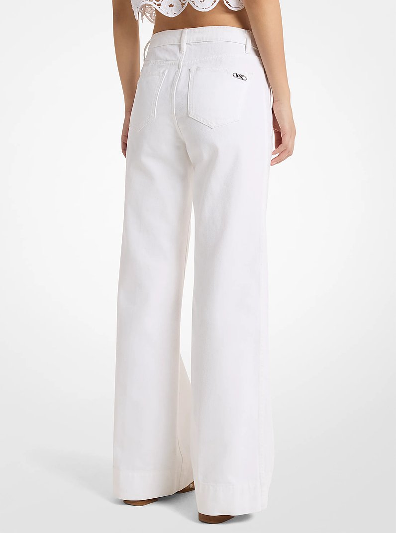Violette Denim Jeans in OPTIC WHITE | Michael Kors