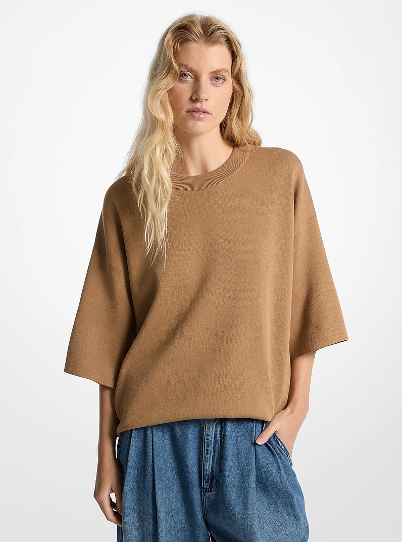 Chandail &agrave; manches courtes en coton