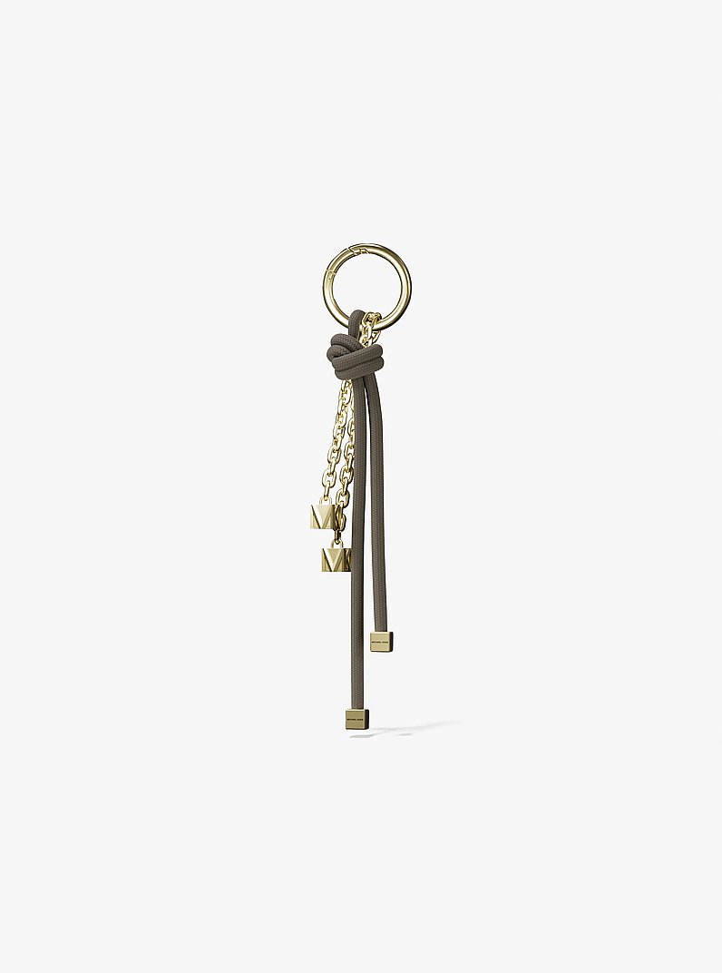 Gold-Tone and Cord Bag Charm in BIRCH | Michael Kors