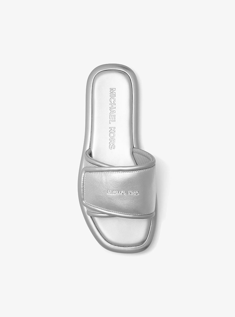 Suki Metallic Slide Sandal