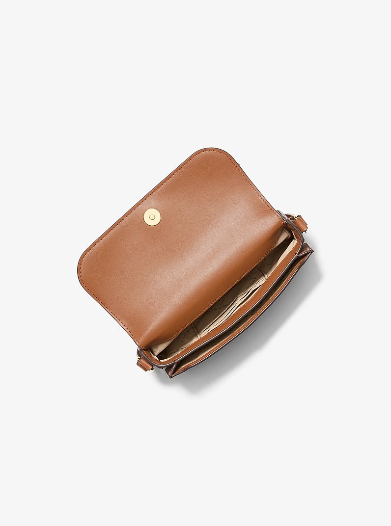 Petit sac &agrave; bandouli&egrave;re Jet Set Travel avec logo in MARRON | Michael Kors